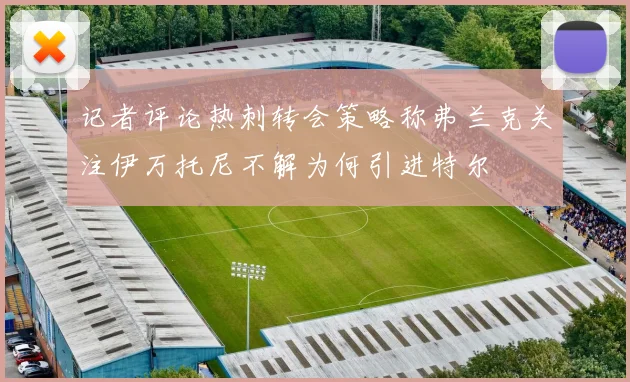 记者评论热刺转会策略称弗兰克关注伊万托尼不解为何引进特尔
